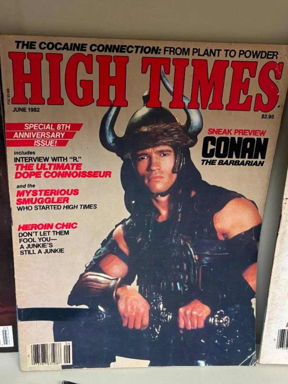 Vintage High Times Magazine Lot of 6 1982 1992 Conan Schwarzenegger Cypress Hill